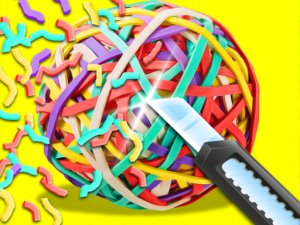 RubberBand Cutting Puzzle Game