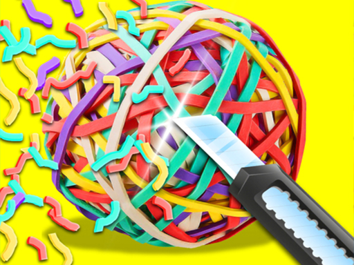 RubberBand Cutting Puzzle Game