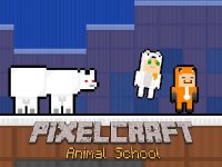 PixelCraft Animal School Adventure