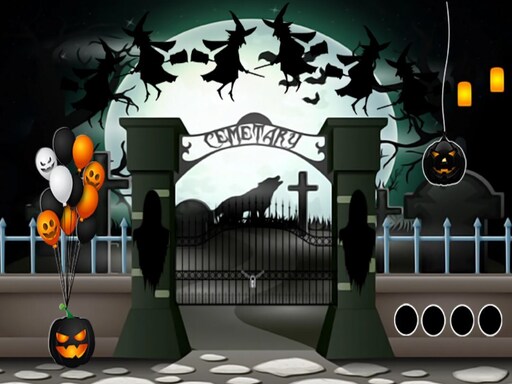 Halloween Cemetery Escape 2 Online Puzzle Game