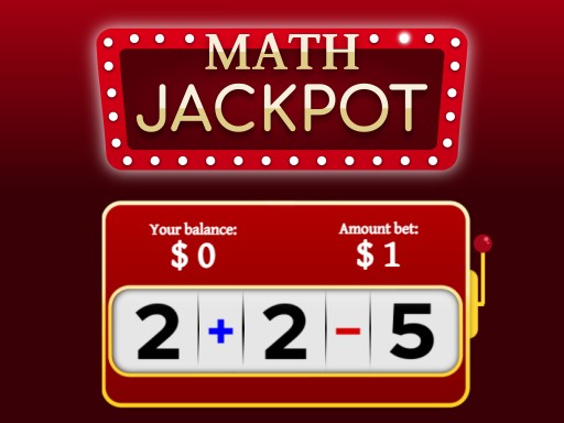 Math Jackpot Online Puzzle Game
