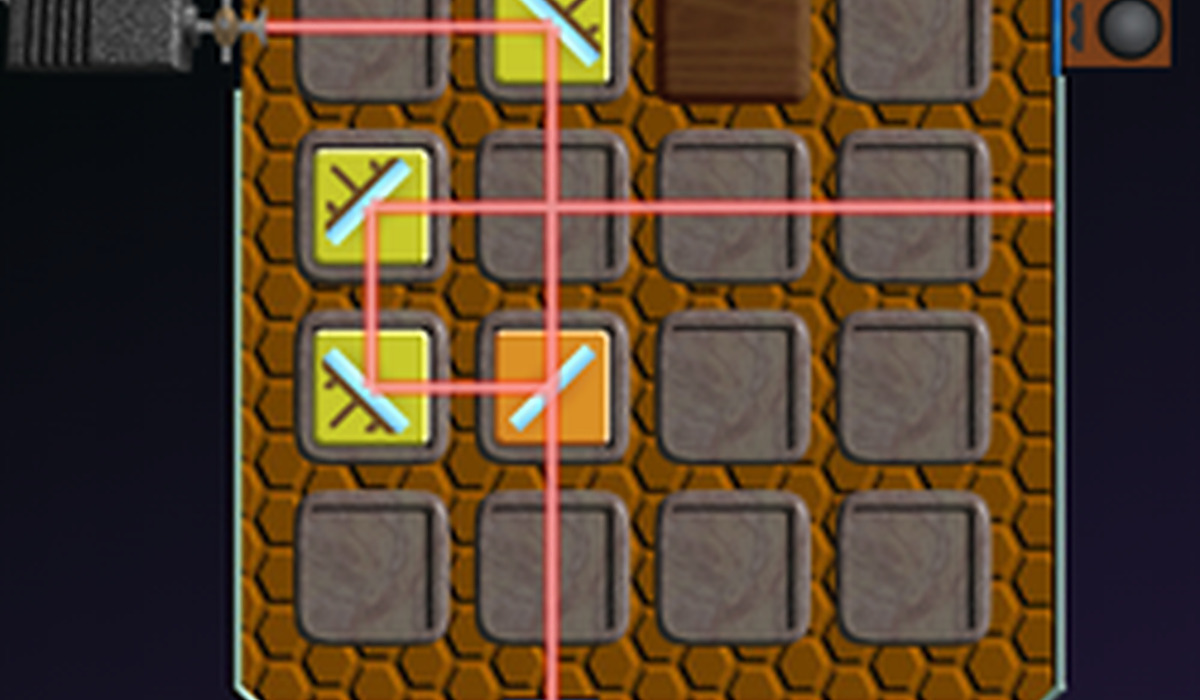Reflective Beam Logic Puzzle